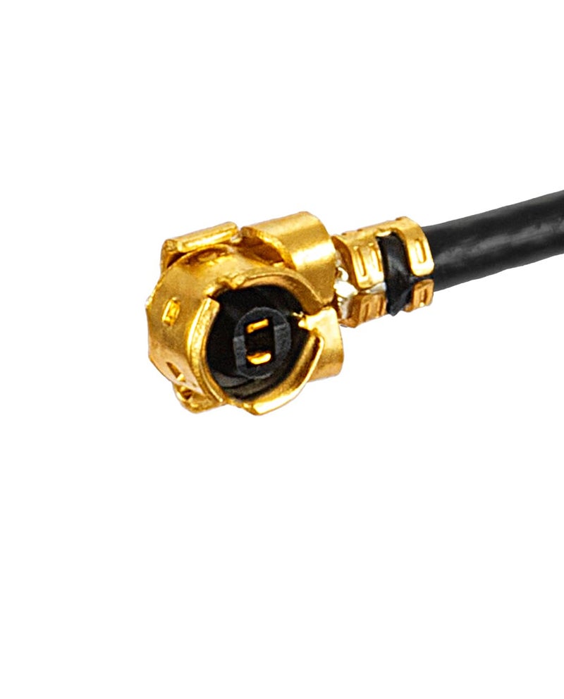 POBADY 2PCS U.F.L1 to N Type Female Low Loss Coaxial Cable 4" /10CM U.F.L1 1.13mm Mini-Coaxial Pigtail Cable for Wireless Routers Mini PCIE Network Cards PCI Wi-Fi WAN Repeater - Image 3